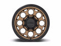 ~(32 lbs. 20X20X12)~ DIRTY HARRY 17x9 5x127.00 MATTE BRONZE W/ BLACK LIP (-12 mm)