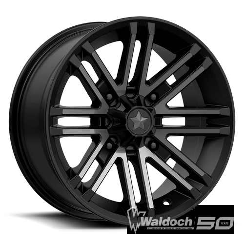 M40 16X7 4X137.00 SATIN BLACK W/ TI