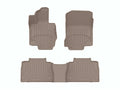 WeatherTech Tan Front Rear FloorLiner HP Fits -21-26 Mercedes-Benz 451533-1-4IM