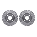 R1 Concepts Brake Rotor- D/S - Silver Fits Nissan Sentra