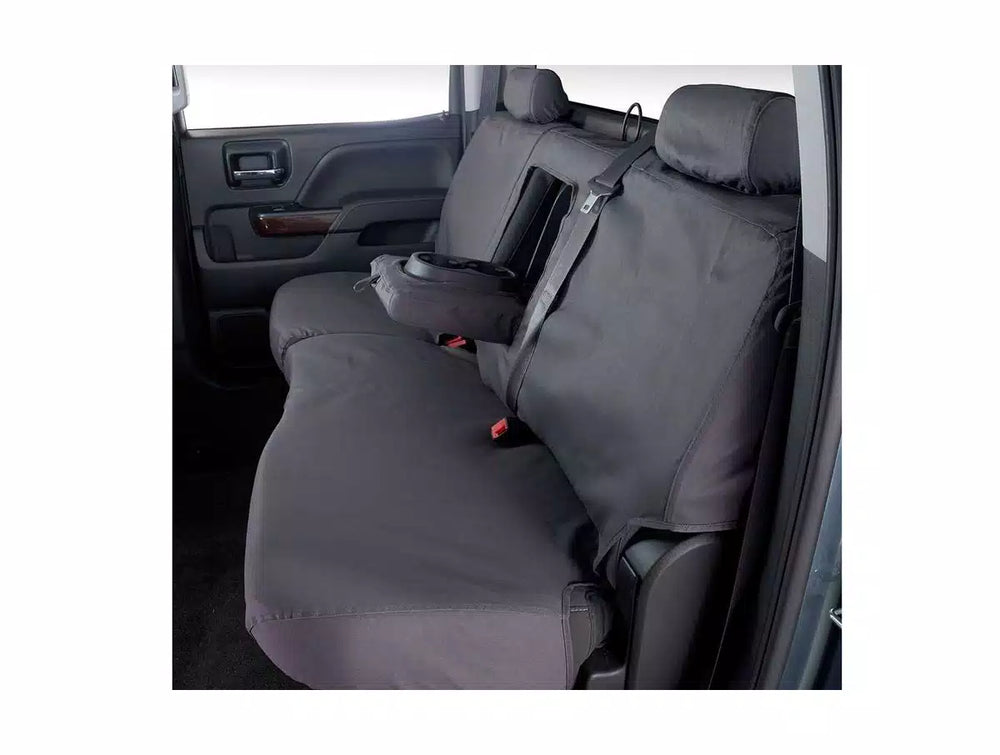 2122 DURANGO POLYCOTTON SEATSAVER CUSTOM FRONT ROW SEAT COVERS GREY
