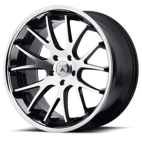 ABL3 22X9 4X4.5 SLVR MACH W/ SS LIP