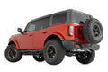 Rough Country 79 Series Wheel One-Piece Semi Gloss Black w/Bronze Ring 18x9 6x135 -12mm