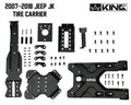 0718 JEEP WRANGLER JK BAUMER HEAVY DUTY TIRE CARRIER