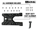 0718 JEEP WRANGLER JK BAUMER HEAVY DUTY TIRE CARRIER