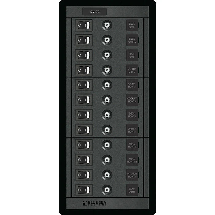 PANEL 360 DC 12POS SW CLB V