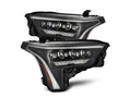 AlphaRex 22-23 Toyota Tundra NOVA-Series Headlights Black w/White DRL - Req 810029 OR 810030