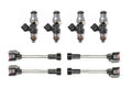 Injector Dynamics ID1050X Injectors 14mm (Grey) Adaptor Top (Set of 4)