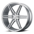 ALPHA 6 20X9 6X135.00 BRUSHED SILVE