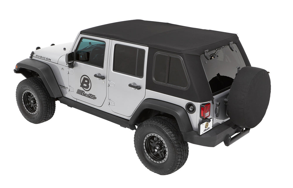 ~(116 lbs. 56X28X14)~ Jeep 2007-2018 Wrangler JK Unlimited Trektop Pro Hybrid Soft Top
