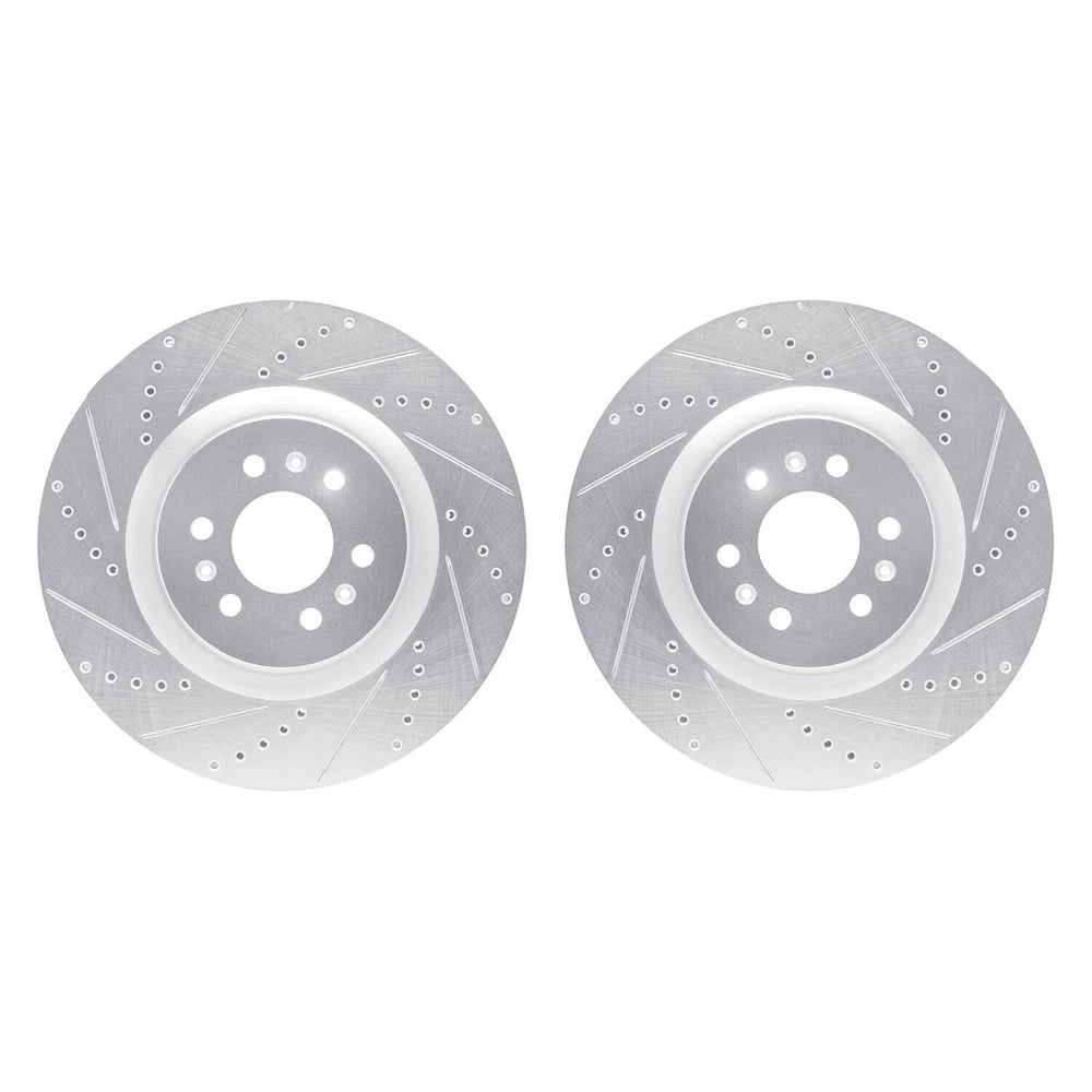 R1 Concepts Brake Rotor- D/S - Silver Fits Cadillac CTS