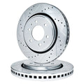 R1 Concepts Brake Rotor- D/S - Silver Fits Cadillac CTS