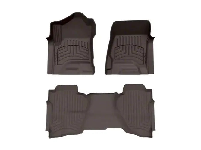 WeatherTech Cocoa Front Rear FloorLiner HP Fits -20-19 GMC Chevrolet 477221-475423IM