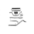 3.0 Inch Cat-Back Sport Dual Rear Exit Exhaust 4.0 Inch Black Tips 10-13 Silverado Sierra 1500 Crew