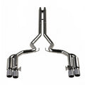 Kooks 18-24 Ford Mustang GT 5.0 3in. Valved Shotgun Cat-Back Exhaust - Carbon Tips