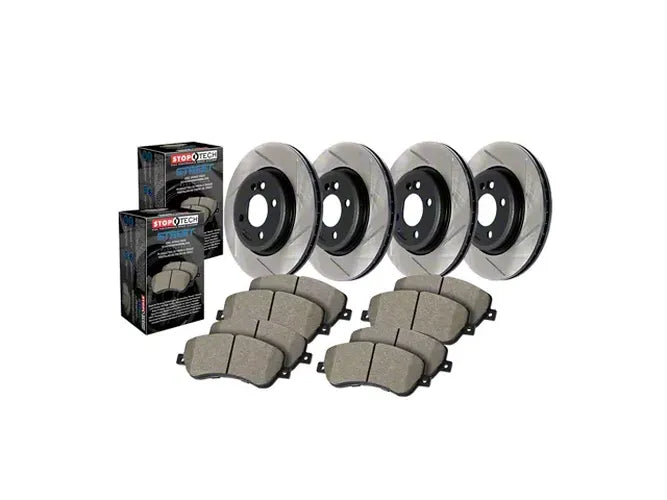 StopTech 13-15 Toyota Sequoia Front & Rear Slotted Street Brake Kit