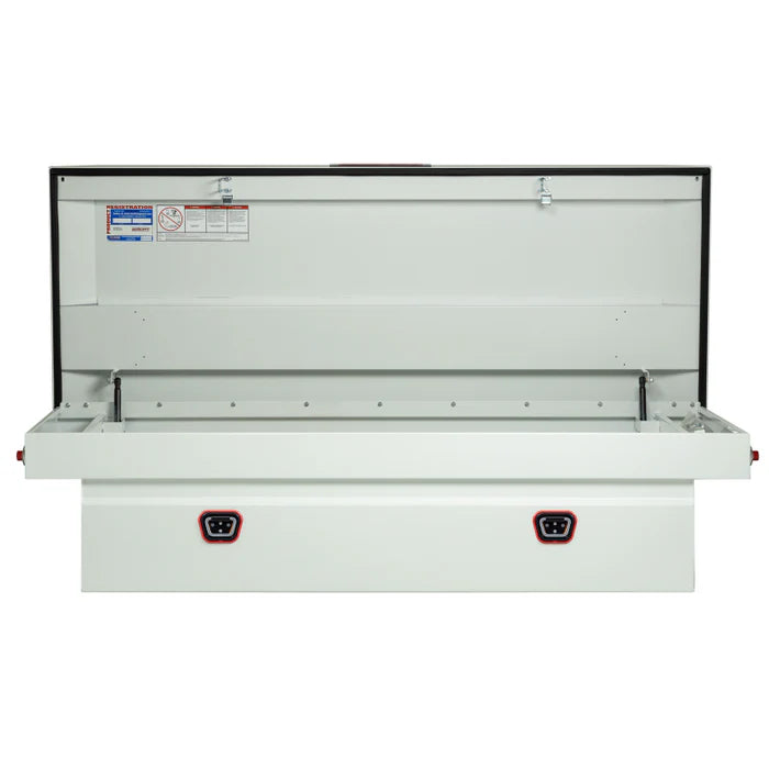 SADDLE BOX STEEL FULL STANDARD WHITE 11.0 CU FT