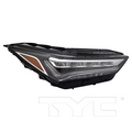 TYC headlights close-up