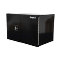 24X24X36 IN PRO SERIES BLACK SMOOTH ALUM UNDERBODY TOOLBOX W/DBL BAR DOOR 3 POINT COMPRESSION LATCH