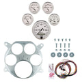 AutoMeter Old Tyme White 61-66 Ford Truck Billet Panel/Gauge Kit - 3-1/8in. (x1) & 2-1/16in. (x4)
