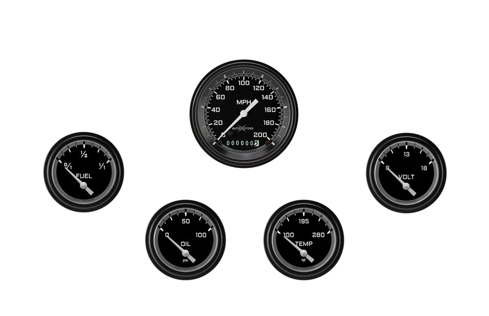 AU CRS GRAY 2 5/8IN SS 5 GAUGE SET-GM