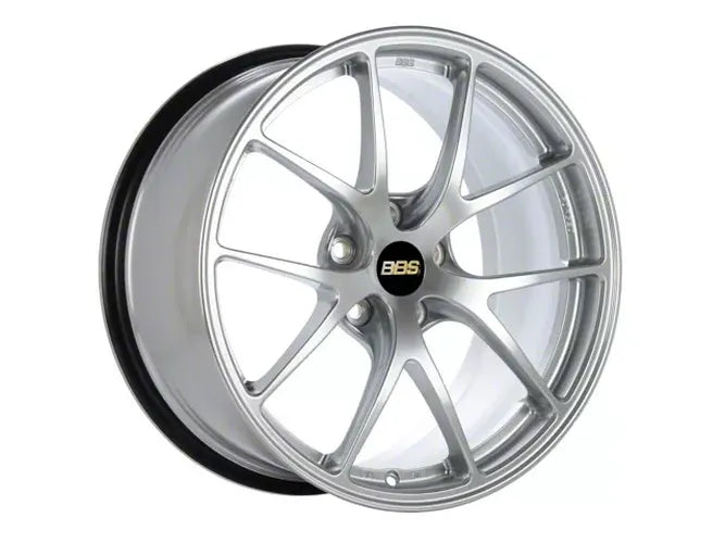 BBS RI-A 18x10.5 5x114.3 ET18 Diamond Silver Wheel -82mm PFS/Clip Required