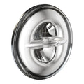 8720 MODEL 12V DOT/ECE REFLECTOR HEADLIGHT W/CHROME INNER BEZEL