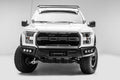 ~(7 lbs. 16X8X4)~ 2017 Ford F-150 Raptor OEM Main Grille LED Light Bar Mounts (Black) - Includes Two 6 IN ZROADZ Slim Single Row LED Light Bars and Universal Wire Harness Installs Behind OEM Grille Assembly