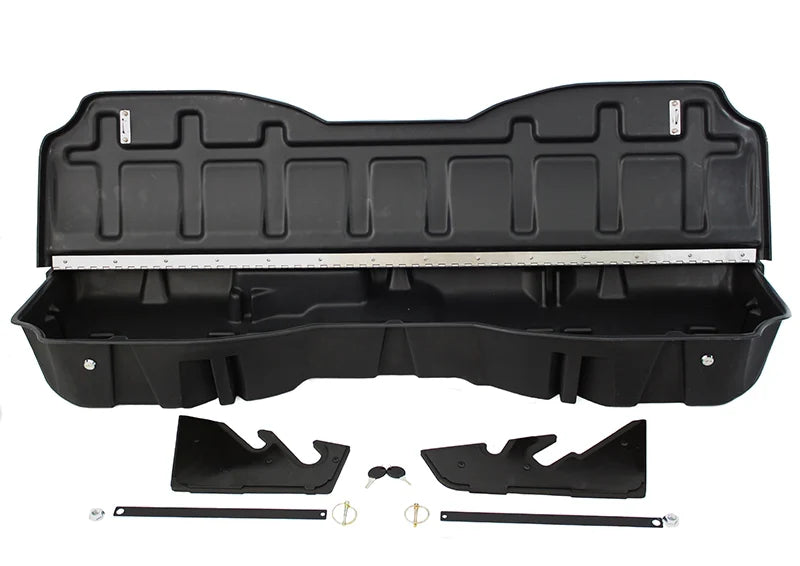 1418 SILVERADO/SIERRA 1500/15C SILV/SIERRA 2500/3500 CREW CAB UNDERSEAT STORAGE LOCKBOX/GUN CASE