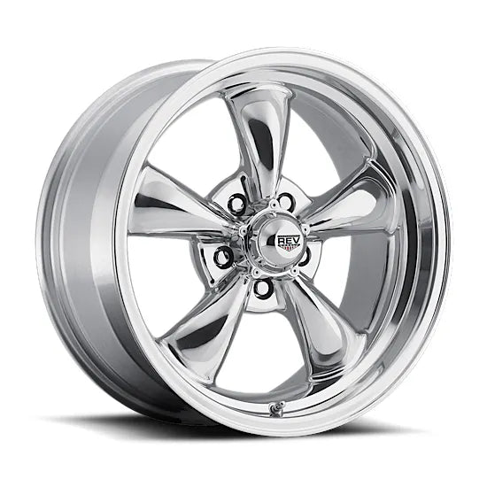 REV WHEELS 100 CLASSIC SERIES 18X9 5x120.65/5x4.75 +0MM OS POLISHED