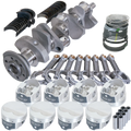 Eagle Chevy LT1 350 1Pc 3.480in Crank 6.000in I-Beam Rods -3.7cc 4.030in Pistons Rotating Assembly
