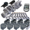 Eagle Chevy LT1 350 1Pc 3.480in Crank 6.000in I-Beam Rods -3.7cc 4.030in Pistons Rotating Assembly