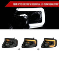 PROJECTOR HEADLIGHTS- CHROME HOUSING WITH SMOKED LENS