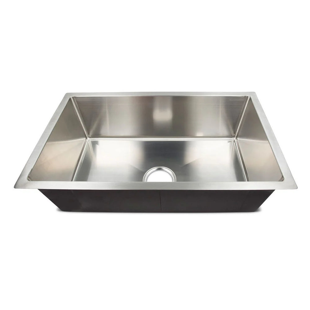 27X16X7 SINGLE BOWL SINK; R10 CORNERS; STAINLESS STEEL 304