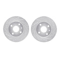 R1 Concepts Brake Rotor- D/S - Silver Fits Ford Escort