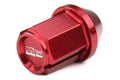 Project Kics 12X1.25 Red Leggdura Racing Lug Nuts (Laser Logo) - 20 PCS