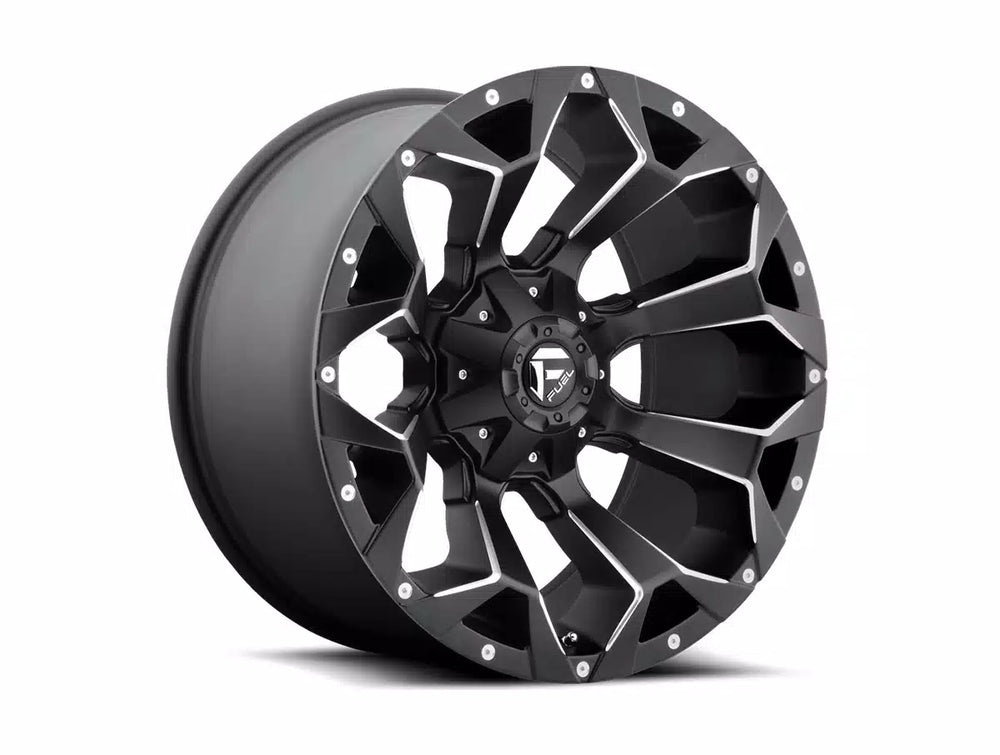 ~(44 lbs. 20X20X11)~ ASSAULT 17x8.5 6x135.00/6x139.70 MATTE BLACK MILLED (14 mm)