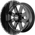 MO962 18X9 BLANK G-BLK MILL 0MM (108-150)