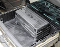 BLACK SQUAD BOX WITH MANUAL LATCH PORTABLE STORAGE/GUN CASE