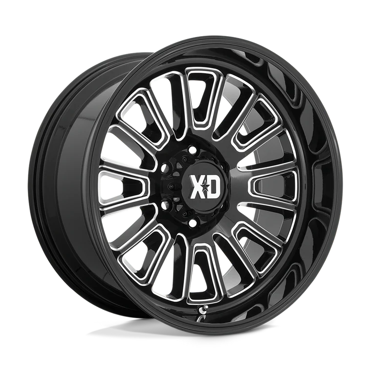 ROVER 20X10 8X170 18MM GLOSS BLACK MILLED