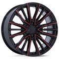 PR223 24X10 6X5.5 G-BLK MILL-RD 28M
