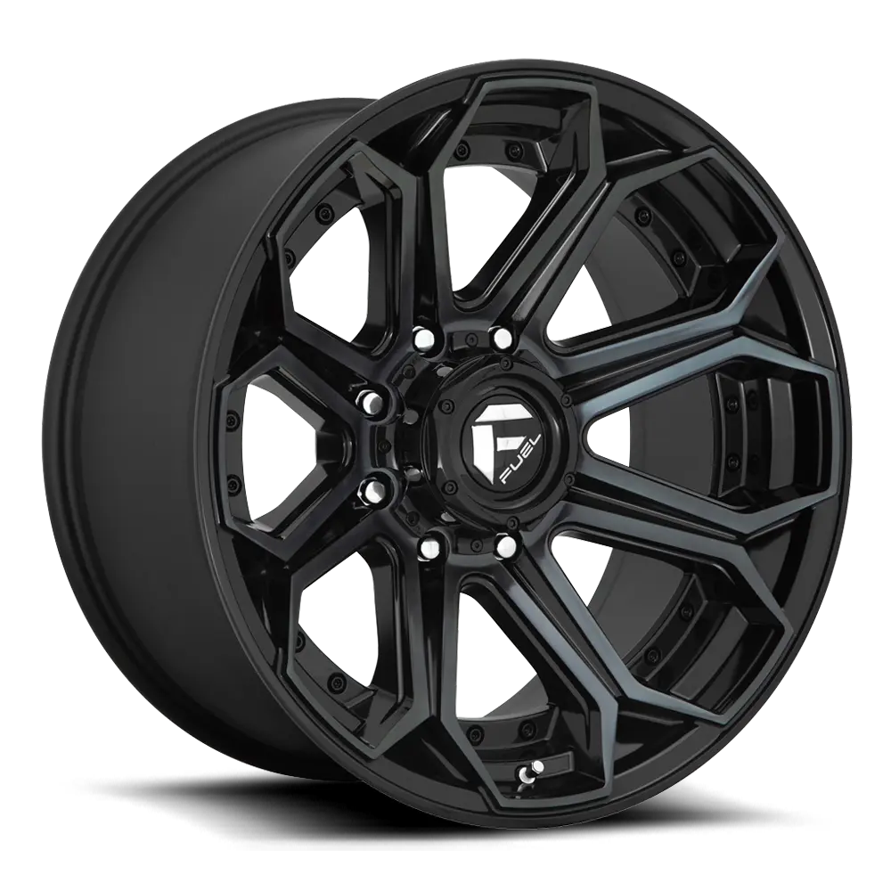 ~(44 lbs. 23X23X13)~ SIEGE 20x10 8x165.10 GLOSS MACHINED DOUBLE DARK TINT (13 mm)