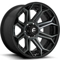 ~(44 lbs. 23X23X13)~ SIEGE 20x10 8x165.10 GLOSS MACHINED DOUBLE DARK TINT (13 mm)