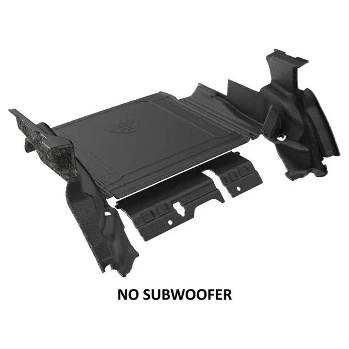 2024-current JLU 4DR cargo set no subwoofer wheelhouse covers cargo mat closeout mesa smoke