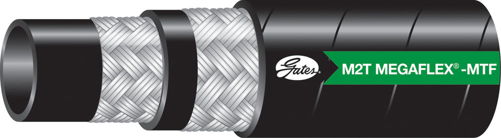 Gates 4M2T-MTFX50FT - M2T MegaFlex 2-Wire Braid Hose - MegaTuff Cover - 1/4 x 50 (6000 psi)