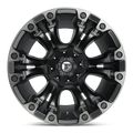 D851 20X10 8X170 M-BLK GRY -18MM