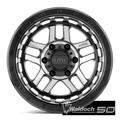 RECON 17X8.5 6X139.70 SATIN BLACK M