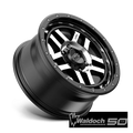 RECON 17X8.5 6X139.70 SATIN BLACK M