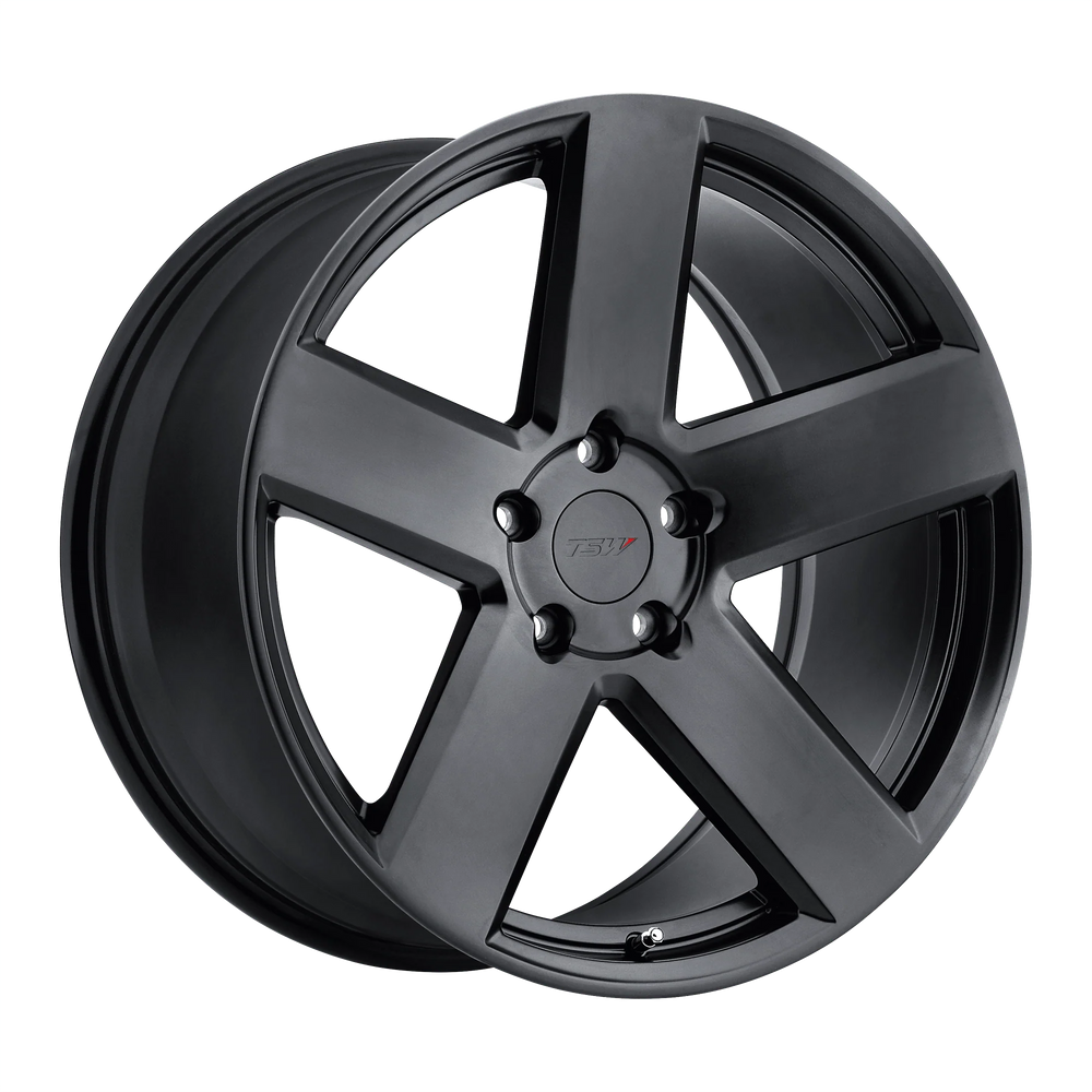 TSW Alloy Wheels black auto part