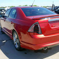 LED LIGHT BAR TAIL LIGHTS-GLOSSY BLACK HOUSING/CLEAR LENS-RED BAR